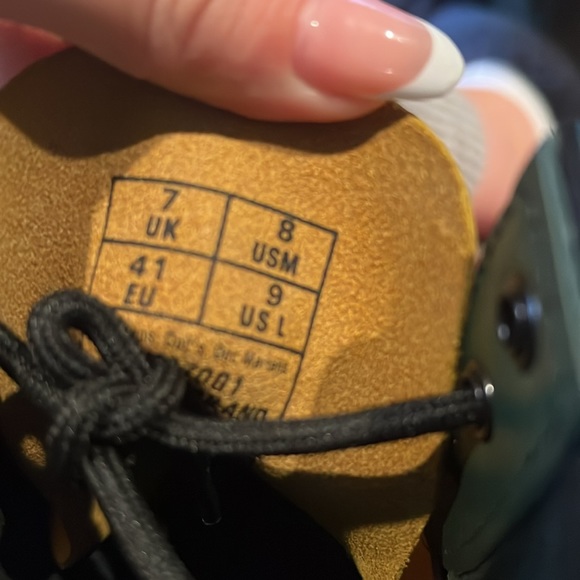 Dr. Martens Black and Green Ankle Boots - Picture 6 of 8